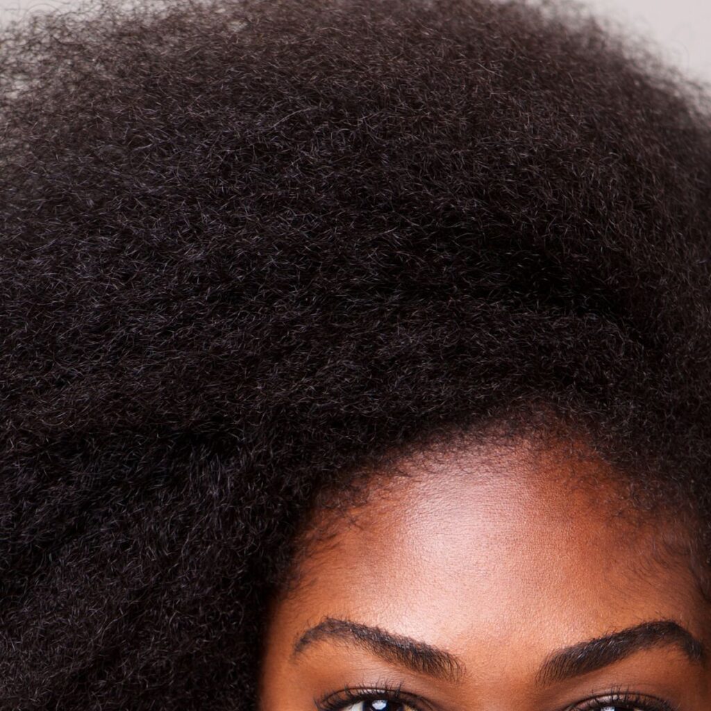 up close picture of natural hair